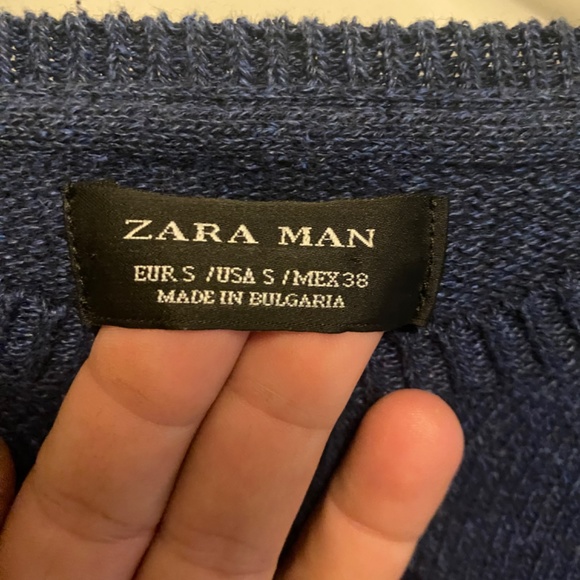 Men’s Blue Sweater - Picture 2 of 3